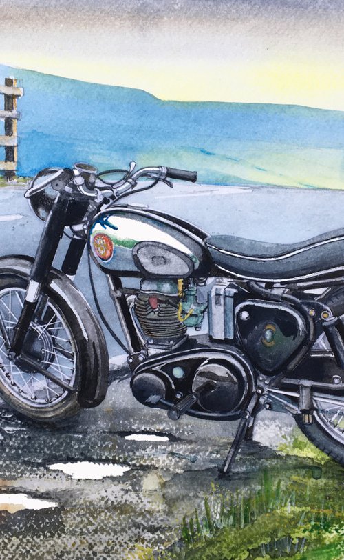 'Village Blues' SOLD by John Lowerson