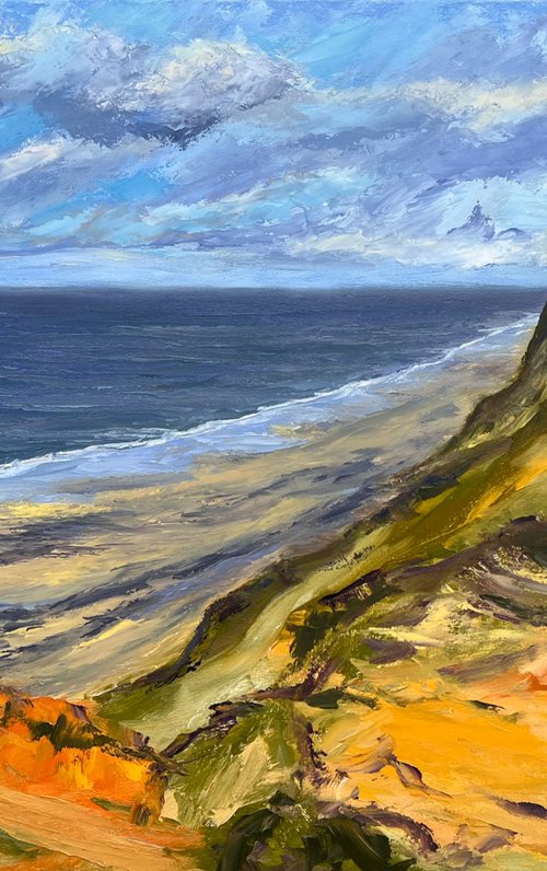 View from West Runton cliffs by Ashley Baldwin-Smith