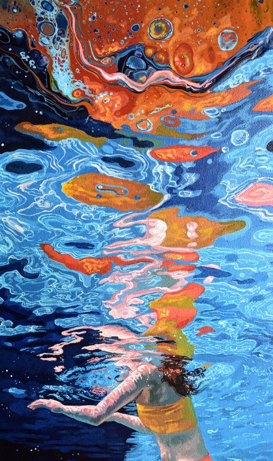 Untethered - Swimming Painting