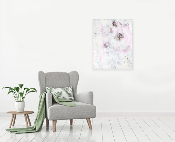 Blush - Abstract Painting  by Kathy Morton Stanion