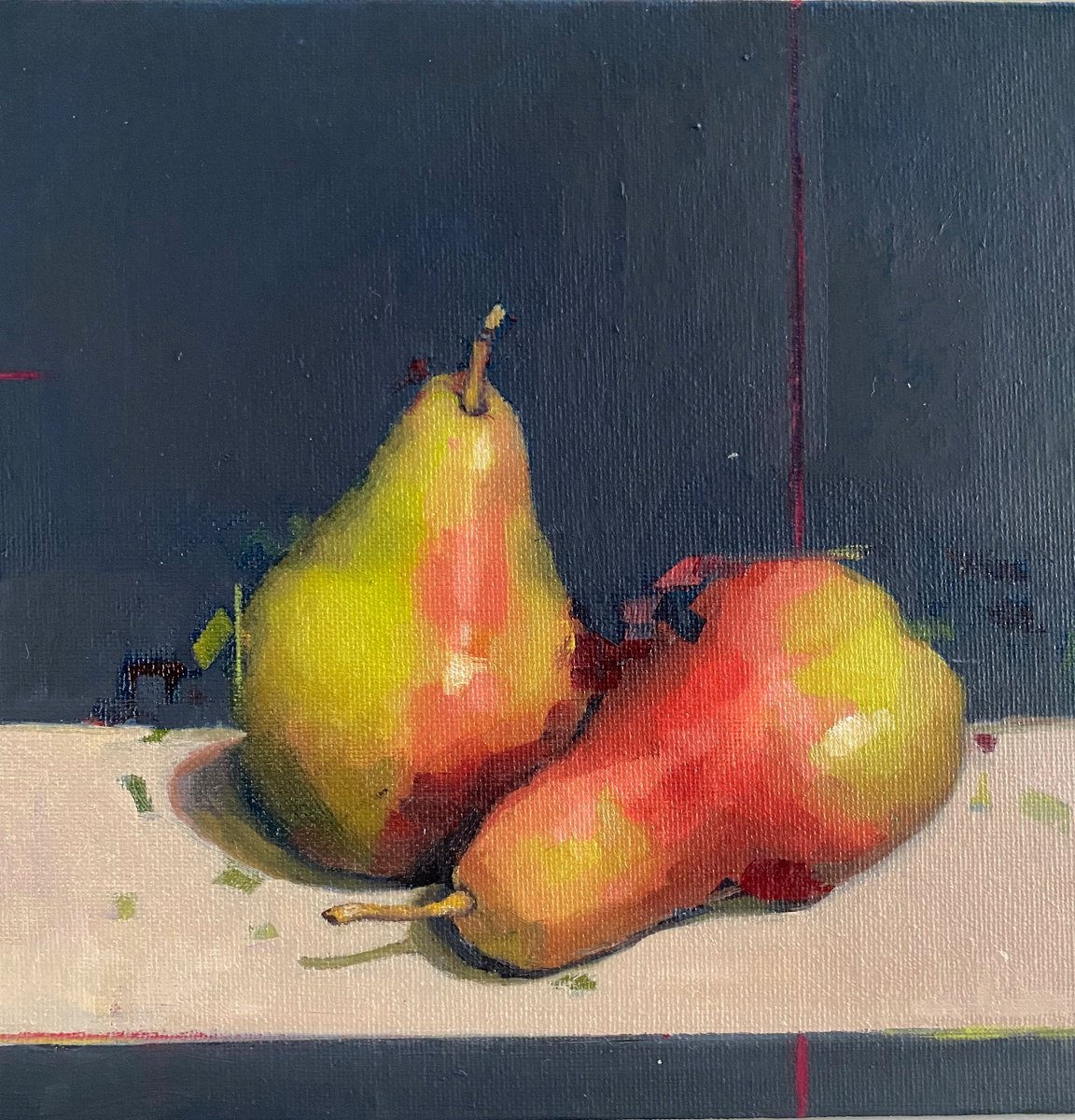 Two pears II by Elizabeth Pybus Sutton