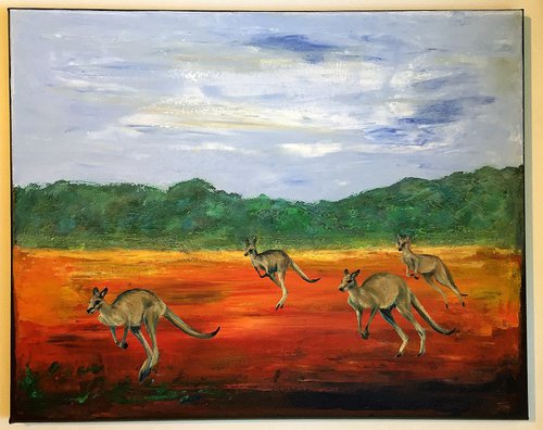 kangaroo by Jing Tian