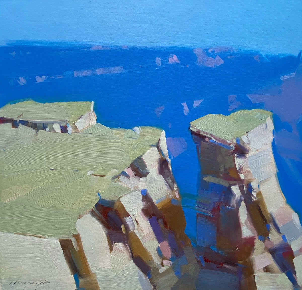 Canyon Rock By Vahe Yeremyan, 22 X 21, Artwork For Sale On Artfinder
