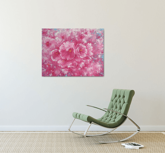 Blossom cherry flowers 90-70cm