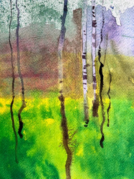 Birches series #3