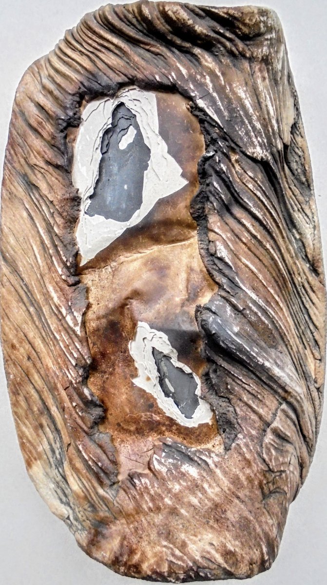 Abstract Relief By Rossitza Trendafilova, 7 X 11", "Gaze", Original Artwork