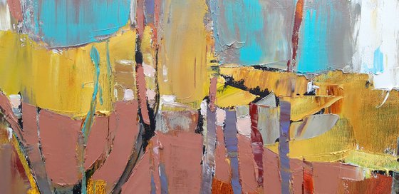 Autumn in the forest.