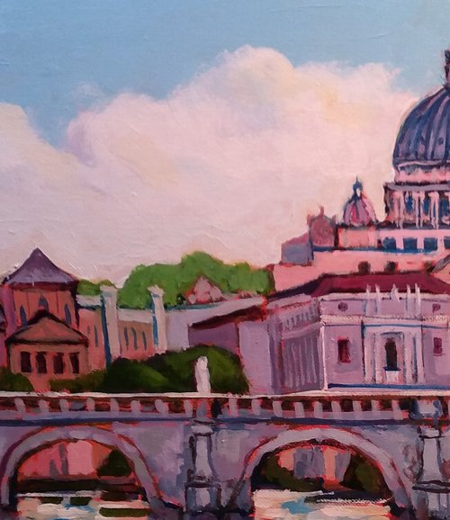 St. Peter's Basilica Rome by Edward  Abela