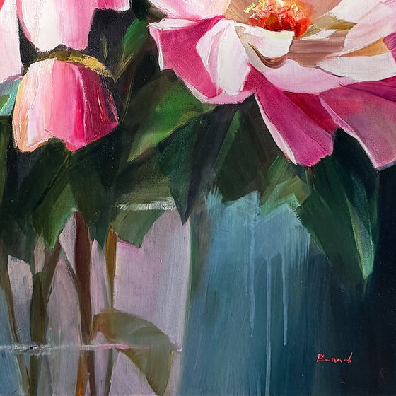 Blush and carmine rhapsody