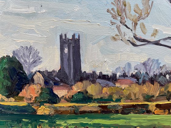 Towards St Michael's, Coxwold