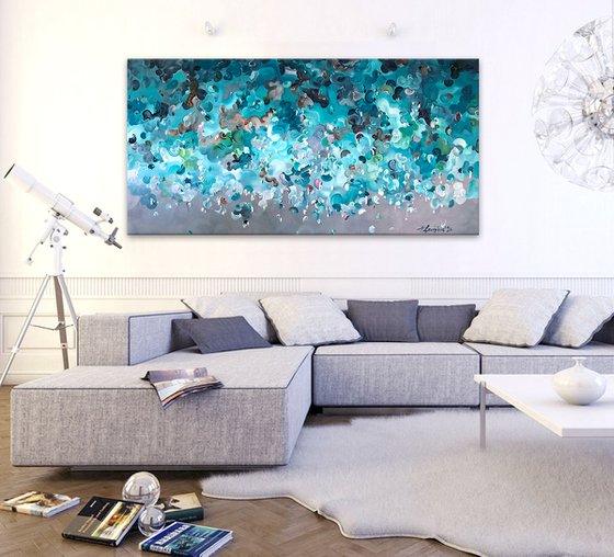 'When reef is alive' - 72x36"