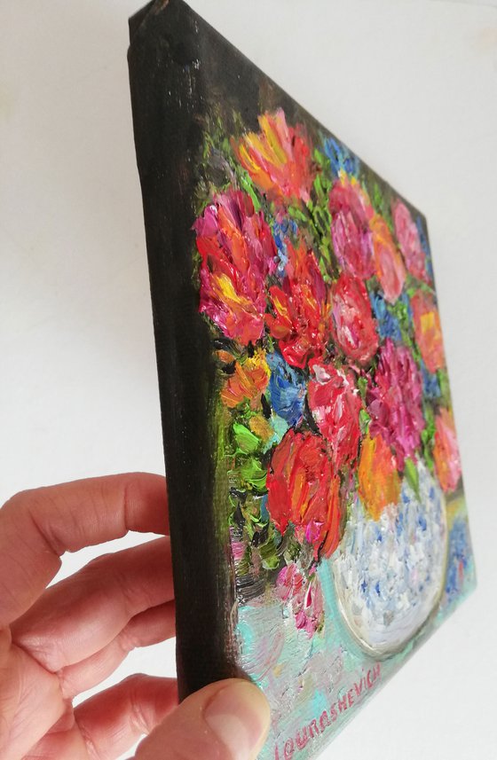 Garden Flowers in Vase
