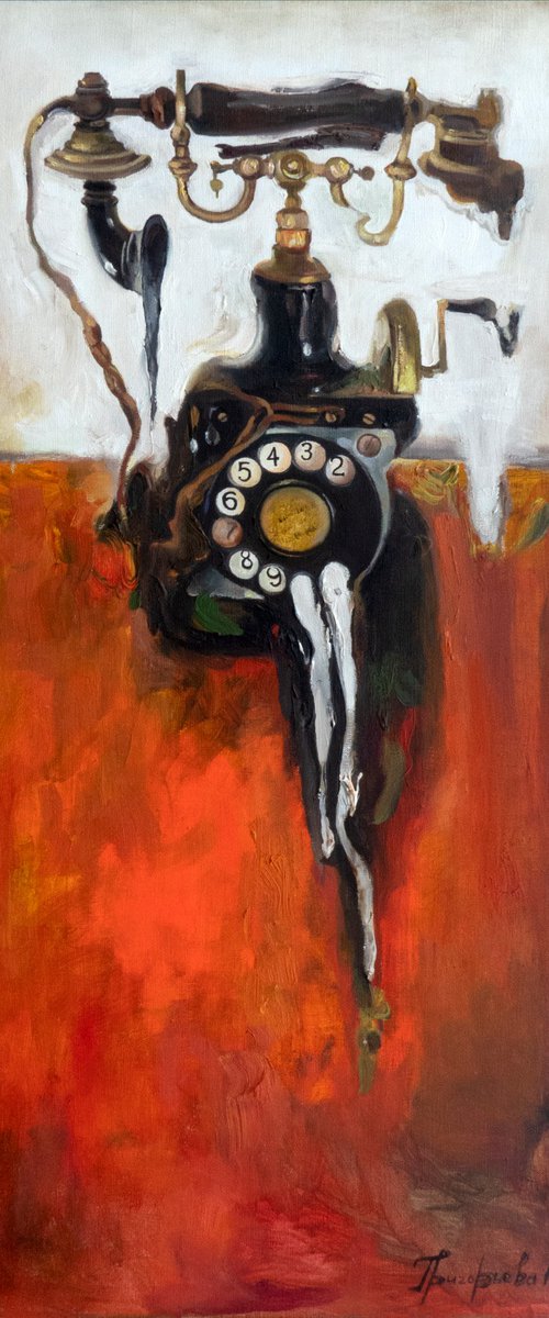Old telephone by Anastasiia Grygorieva