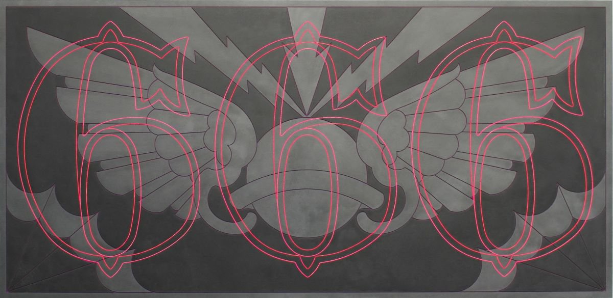 Urban And Pop Abstract Painting By Dangerous Minds Artists, 94 X 46, 666, Original Artwork