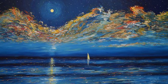 Romantic Moonlight Sailing XXL 1