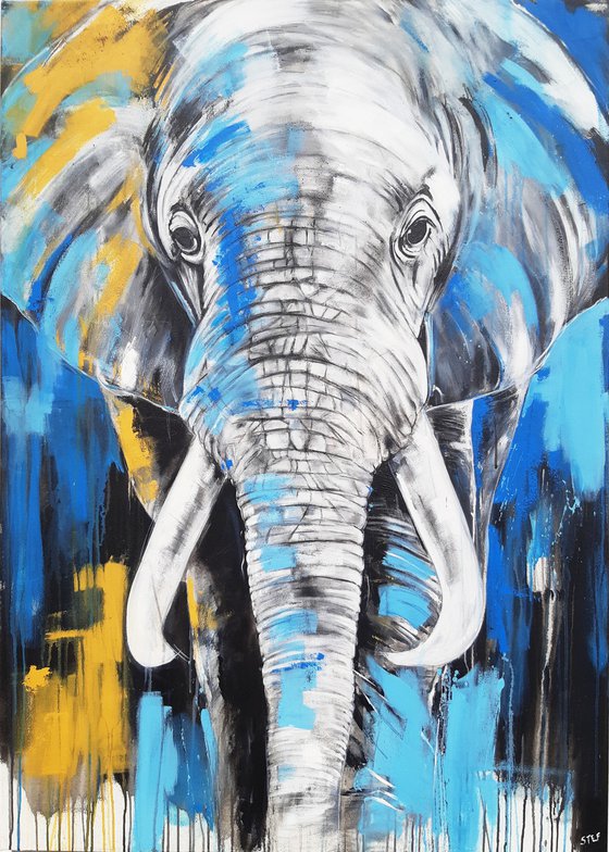 ELEPHANT #13 - Work Series 'One of the big five'