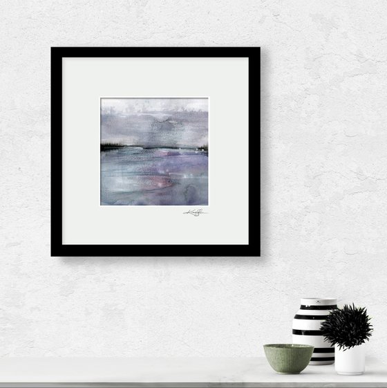 Tranquil Dreams 2 - Abstract Landscape/Seascape Painting by Kathy Morton Stanion