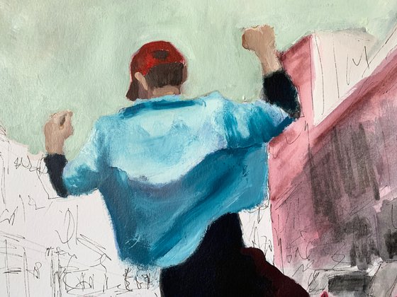 Dancing In The Street 17x24