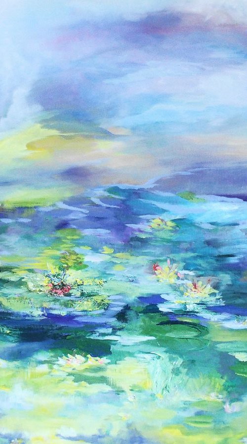 after Monet 1 by Lesley Blackburn