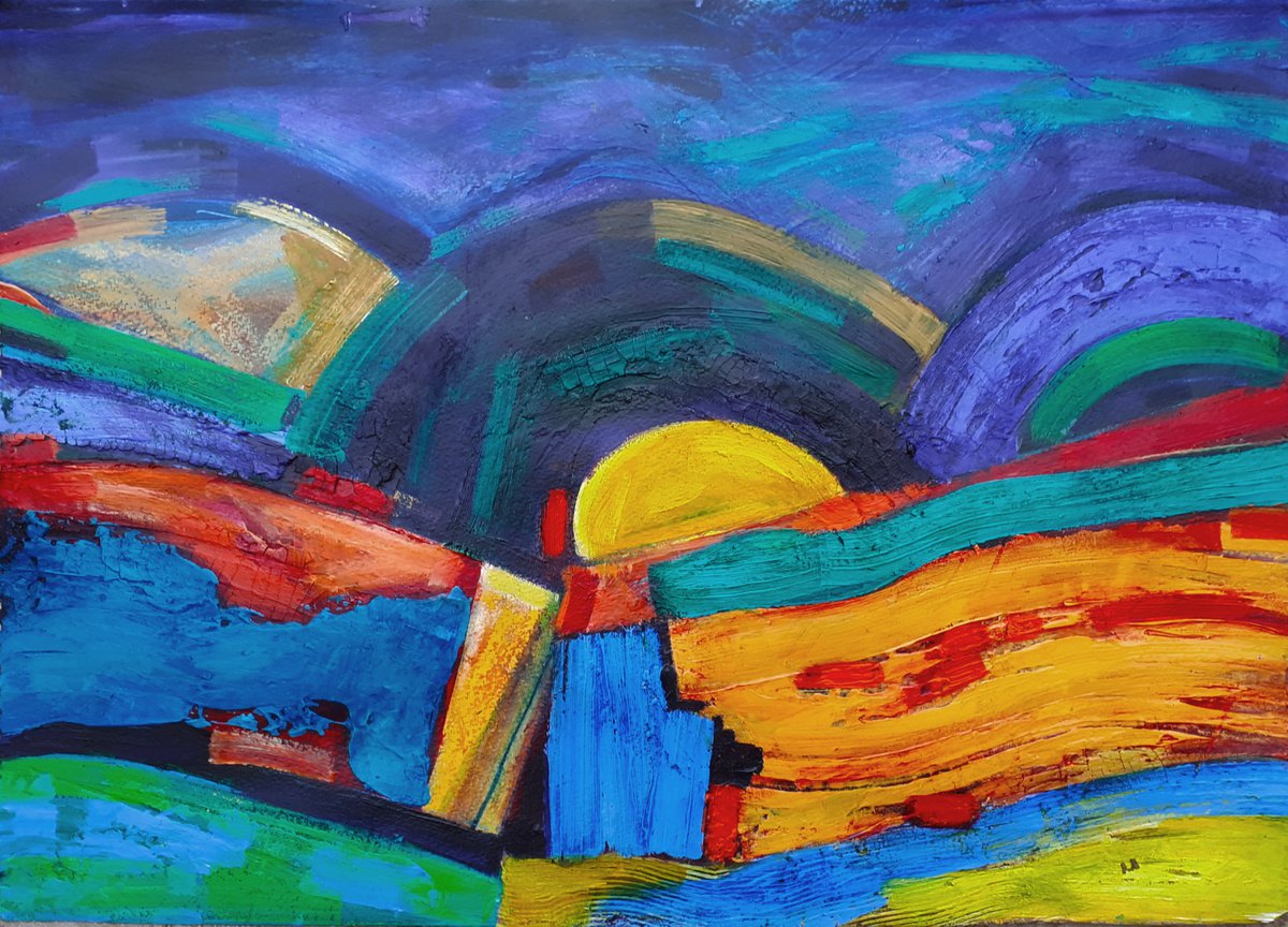  Buttermere Sunset By Frank Barnes, 20 X 14, Artwork For Sale On Artfinder