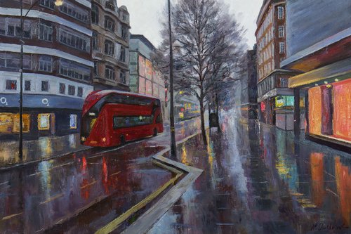 Oxford Street. London - London painting by Nikolay Dmitriev