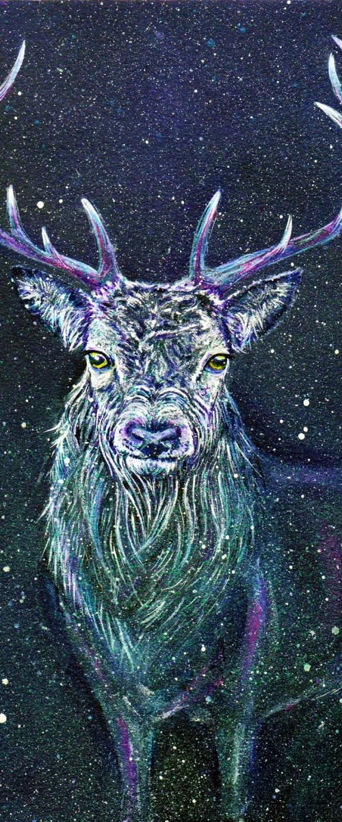 Stag - spirit animal by Nicola McLean