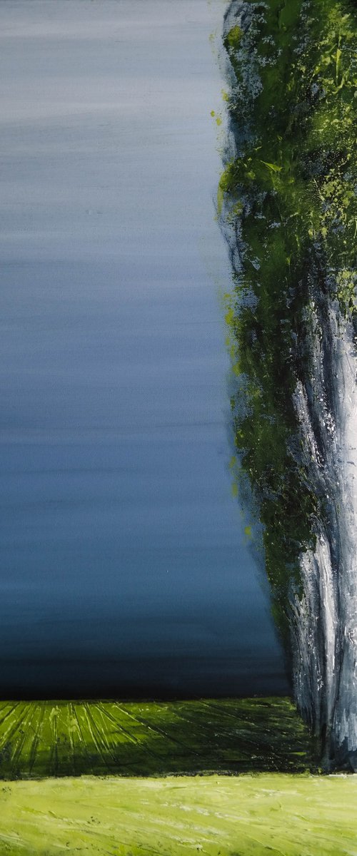 Poplars before Storm -  Fields and Colors Series by Danijela Dan