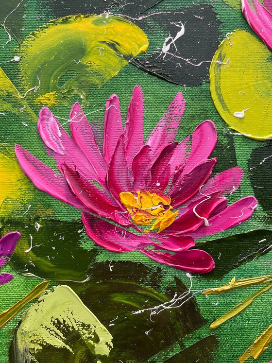 Water Lily Painting