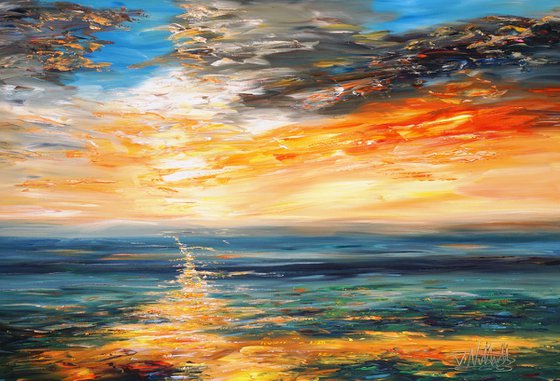 Romantic Evening Landscape D 1