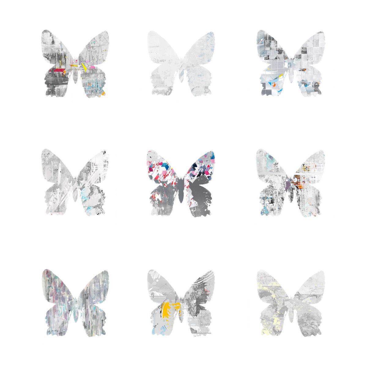 Abstract Animal Limited Edition Print By The Most Active, 19 X 19", Eternal Flight, Original Artwork