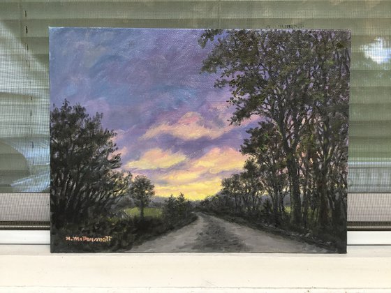 July Journey by K. McDermott - oil 9X12 canvas