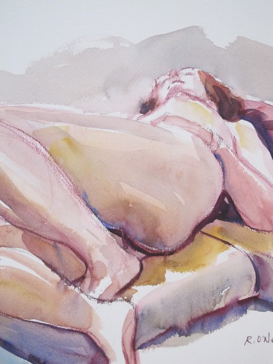 Reclining female nude