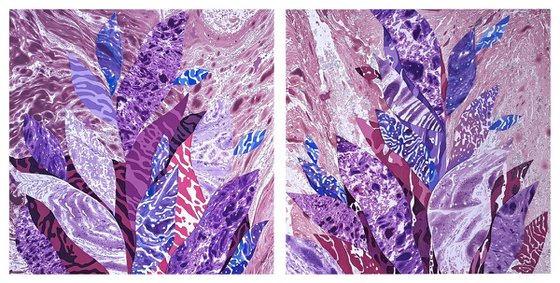 Set of 2 «Galaxy Garden»