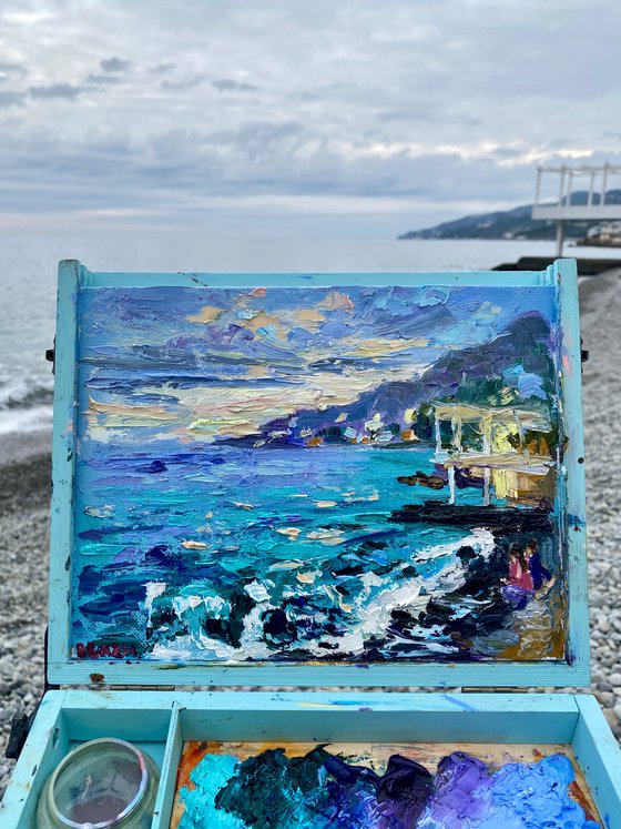 "Yalta Seascape", 18*24cm