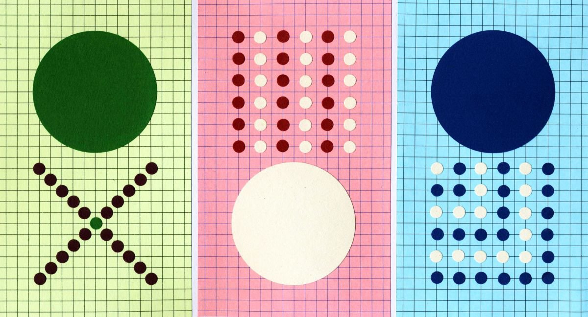 Abstract Collage By Petr Strnad, 10 X 6", The Long Game Series 3, Original Artwork