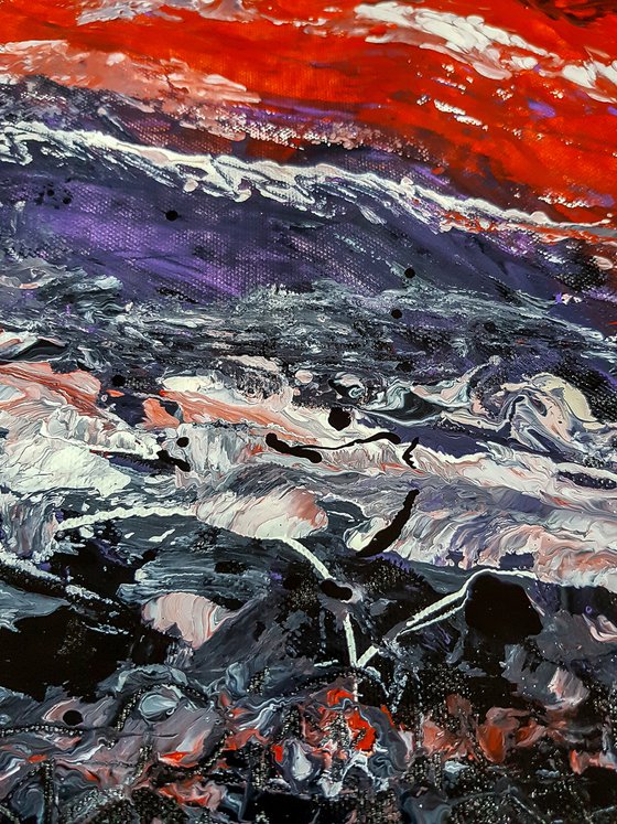 Animo N-1 (XXL) Abstract Expressionism style painting