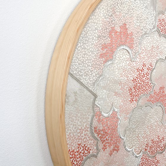 Sakura ~Ephemerality~ (Kimono Upcycled )