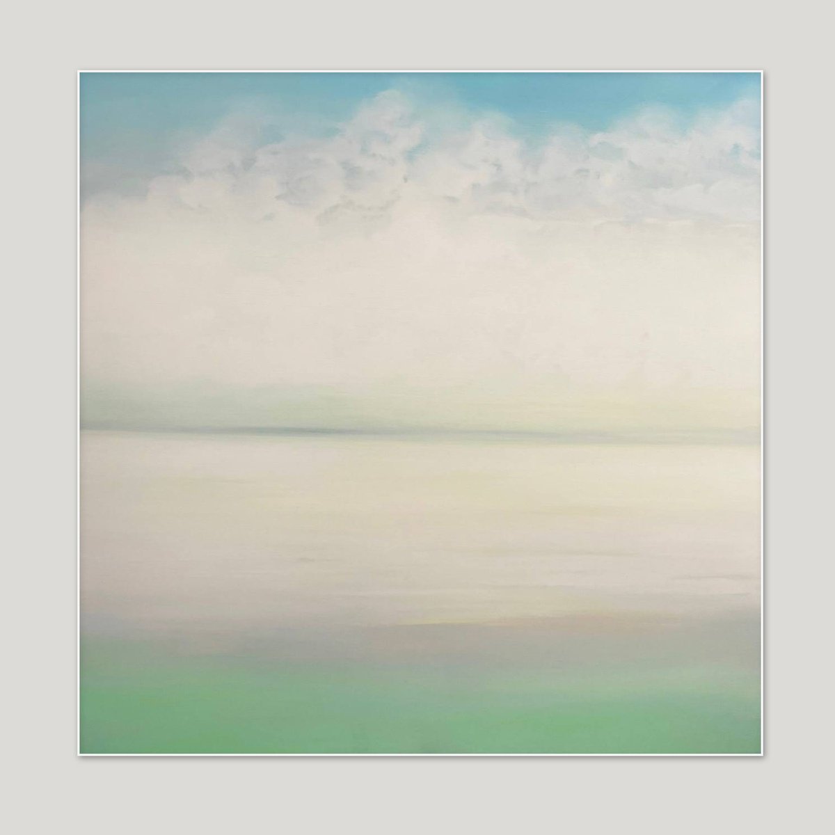 Photorealistic Landscape Oil Painting By Larissa Uvarova, 31 X 31", Deep Inside #54, Original Artwork