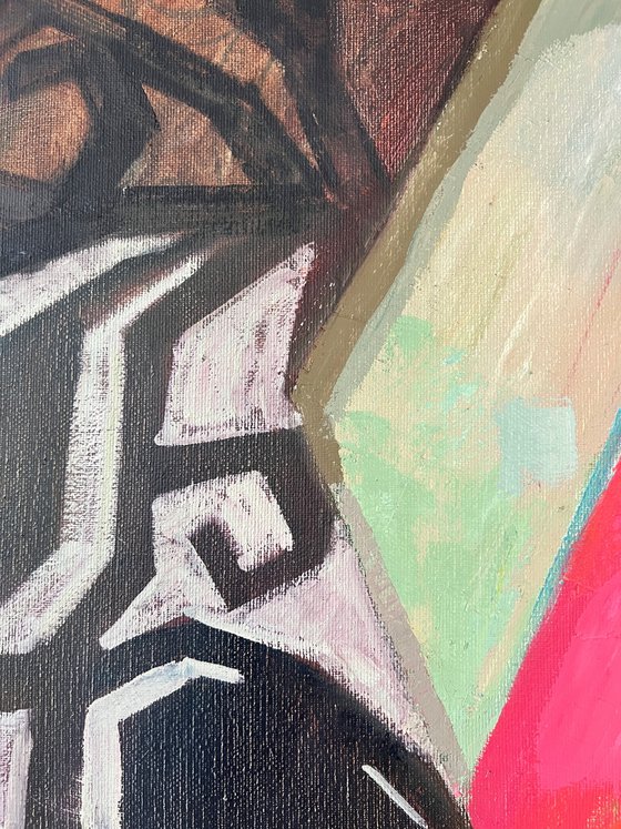 Portrait in Geometric Symphony