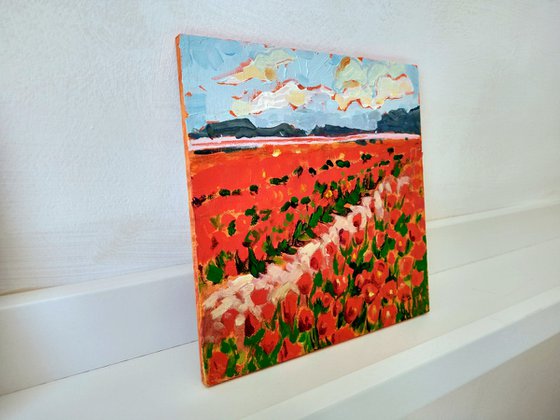 Tulip Spring- Miniature Landscape