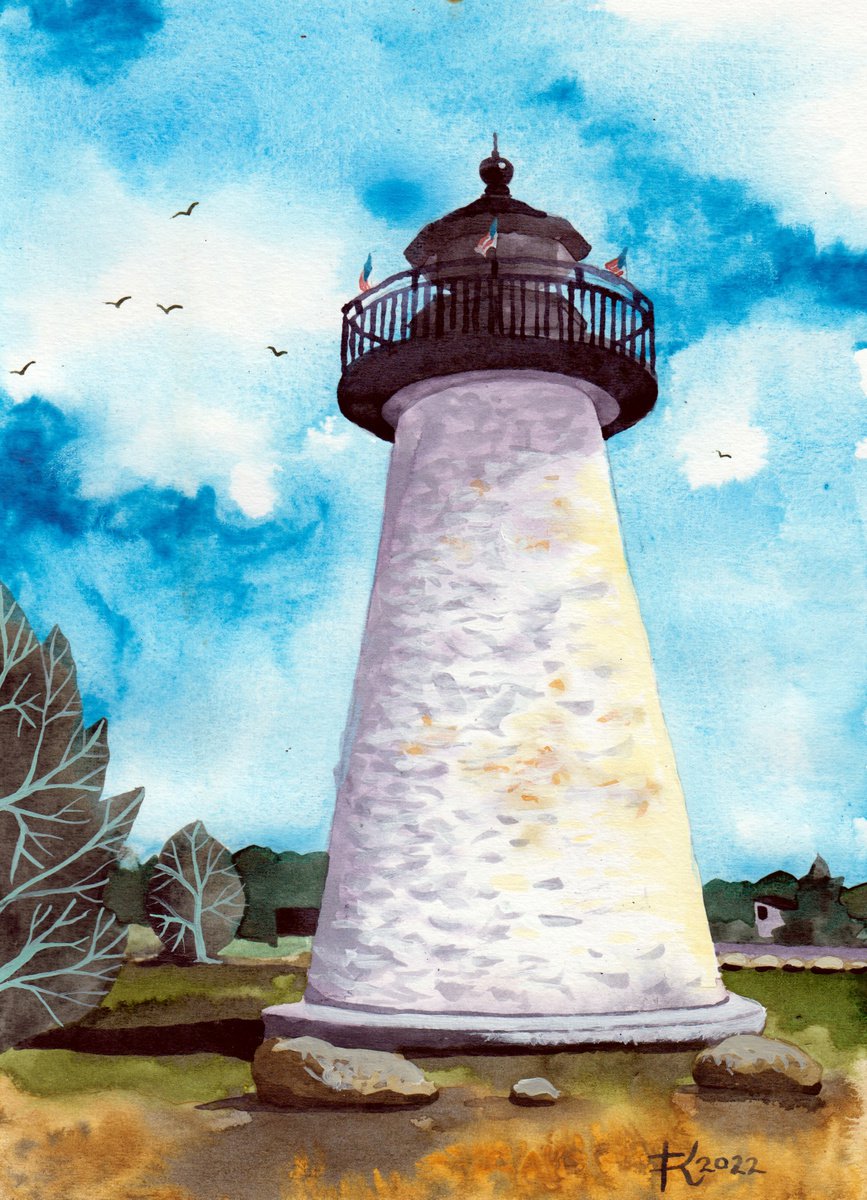 Ned’s Point Lighthouse, Mattapoisett by Terri Kelleher
