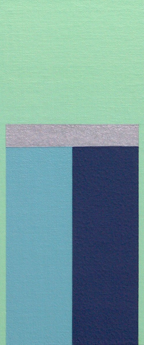 HEATHER - Modern / Minimal Geometric Painting by Rich Moyers