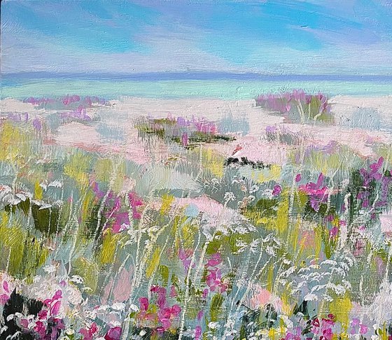 Summer Wildflower Beach
