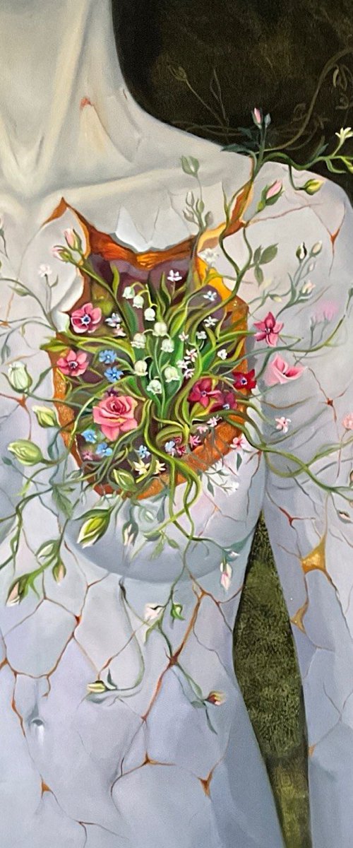 Rebirth.Blooming Heart. by Natalia Lugovskaya
