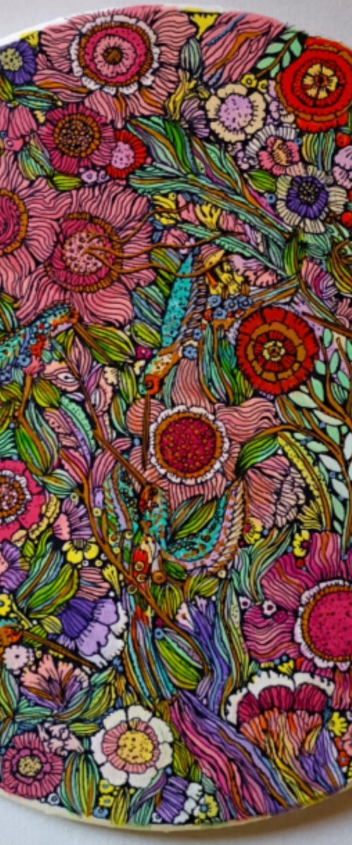 Birds in the Garden of Eden by Tetiana Osadchuk
