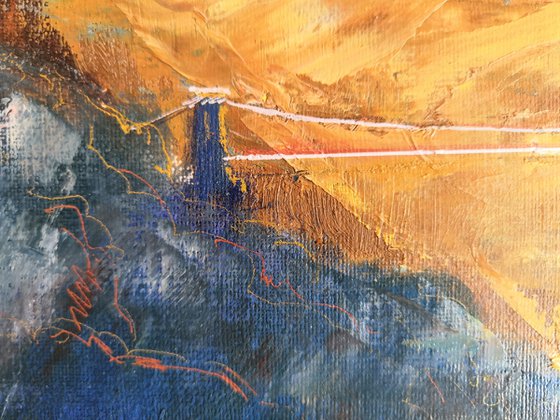 Super Moon. Clifton Suspension Bridge. SOLD