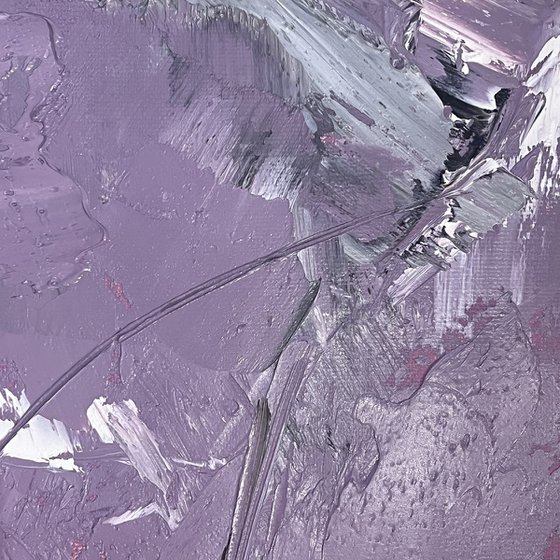 Abstraction lilac purple tones