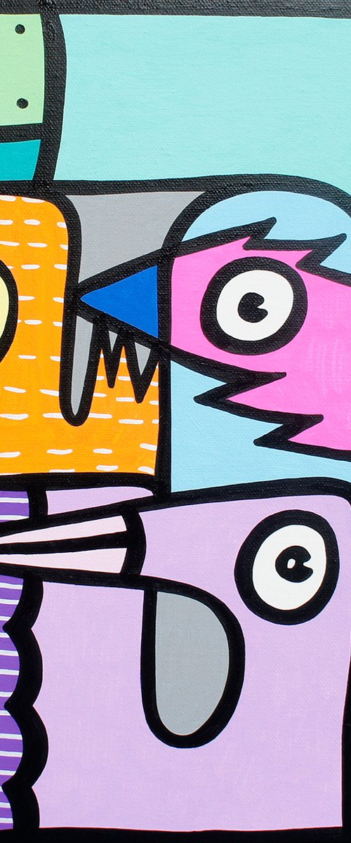 Bird Square by Kev Munday