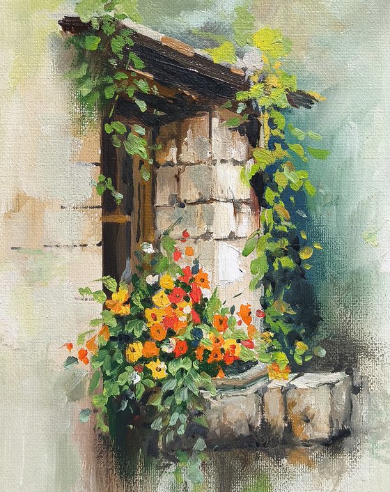 Window of Blossoms