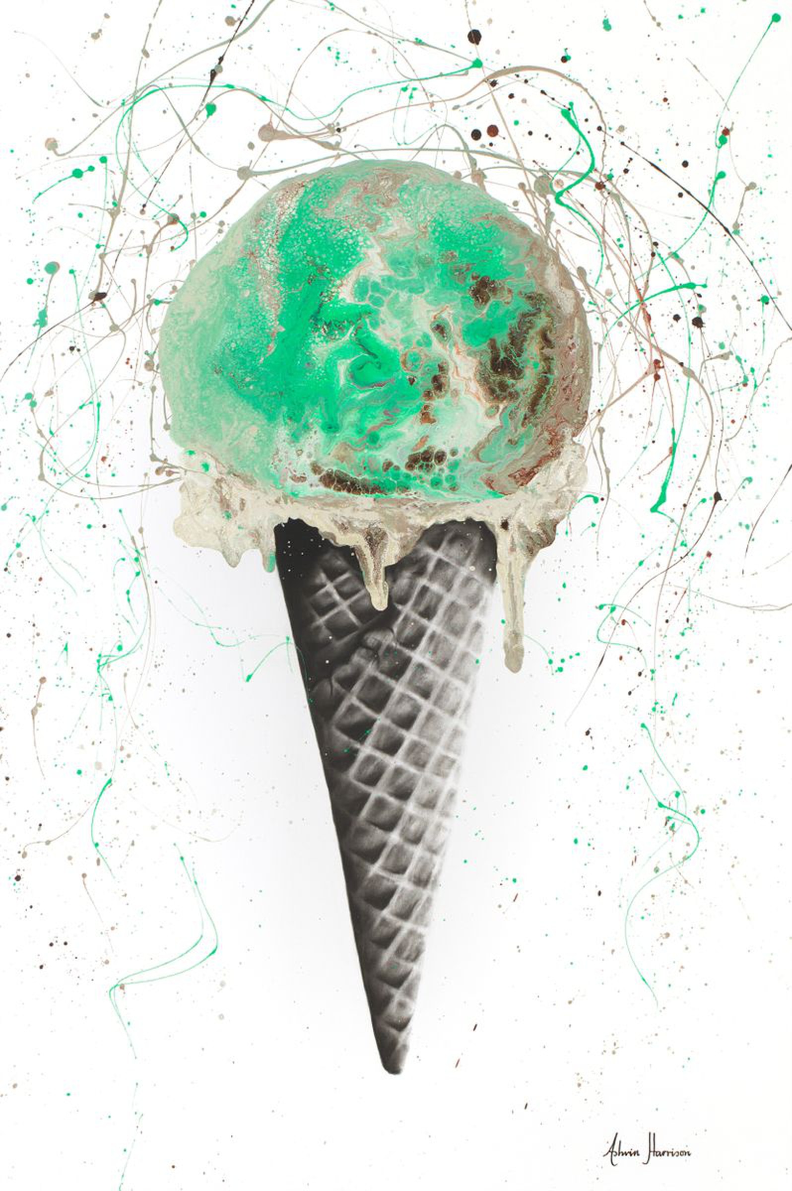 Food Pop Art Ice Cream By Ashvin Harrison Artfinder